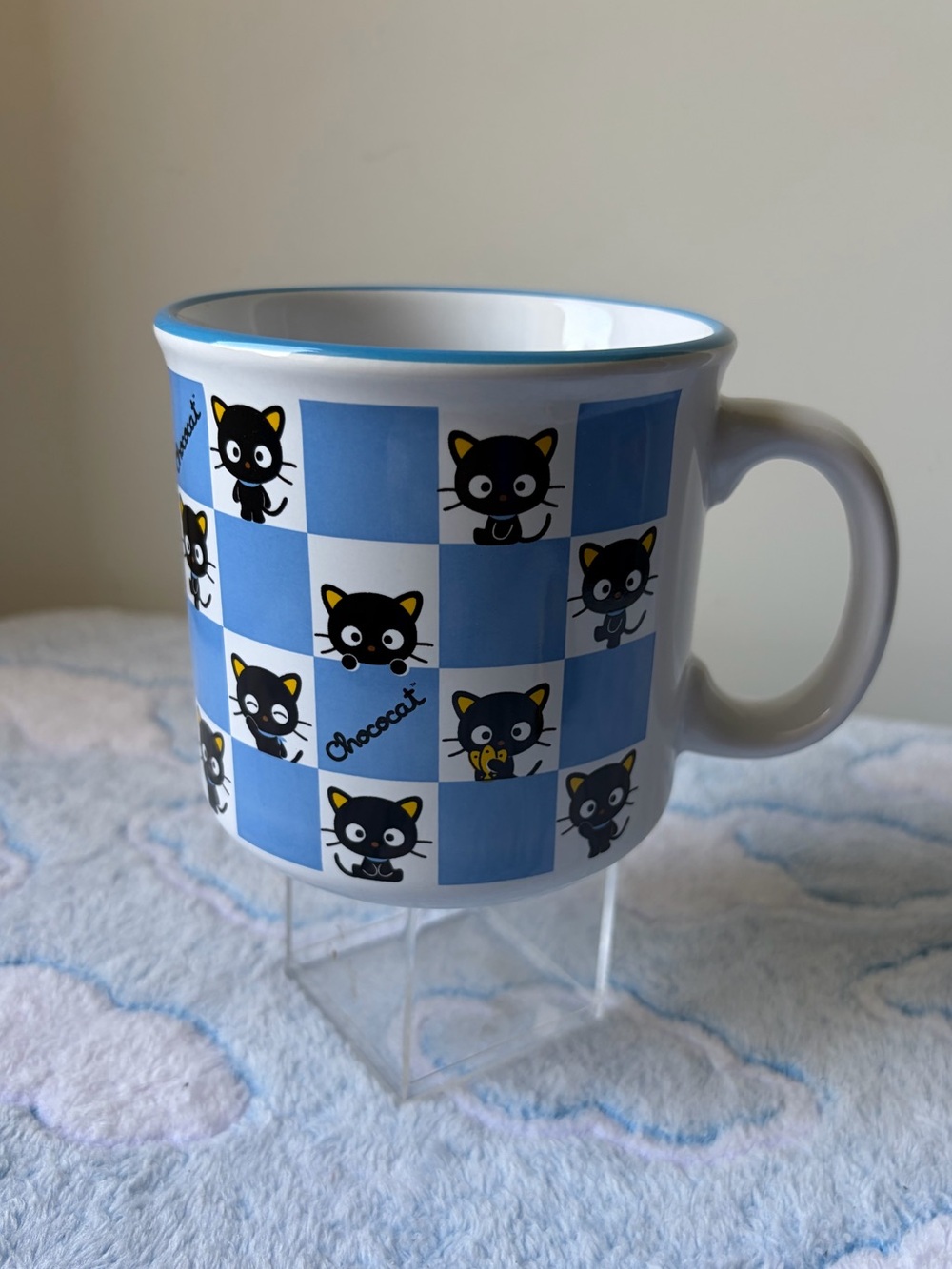 Silver Buffalo Sanrio Hello Kitty and Chococat, Ceramic Camper Mug Hello Kitty